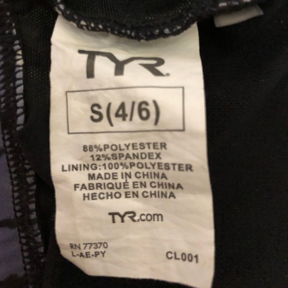 Womens Black Tankini Top - Picture 3 of 3